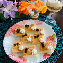 簡単だけど超美味しい!マスカルポーネときな粉を使ってカナッペ♪