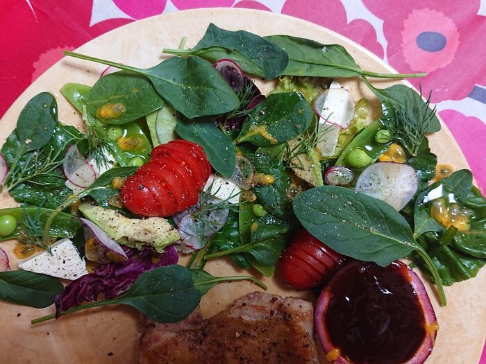 salade du jardin 庭園春サラダ