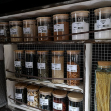 見えるから時短!自作ラベルで統一しておしゃれに