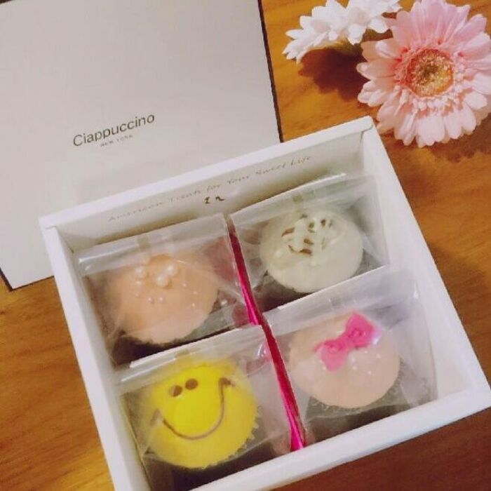 【ホワイトデー】キュートなカップケーキ
