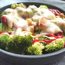 ヘルシーダイエット♪トースターで簡単ブロッコリーピザ