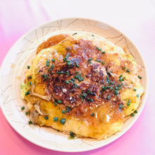 お好み焼き和風ハンバーグ!これは美味しいです♪