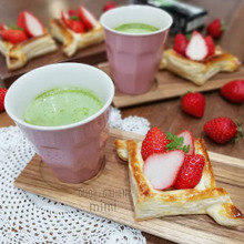 パイシートで楽々♪苺のクリームチーズパイ