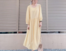 【ユニクロ】1枚で完結の春ワンピース♪値下げ中の今が狙い目!