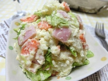 シャキシャキにやみつき♪ レタス入りポテトサラダ