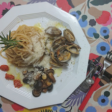 Spaghettis aux palourdes 🍝 spaghetti alle vongole