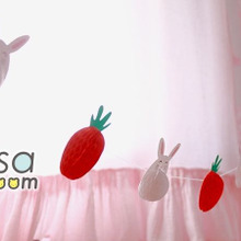 簡単イースターガーランド♡うさぎ と にんじん