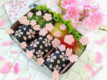お弁当も桜満開❀巻くだけ簡単お花見弁当