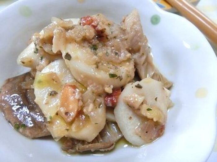 美味すぎ簡単おつまみ♪ エリンギの食べるオリーブオイル和え