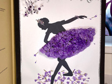 コピー用紙と不用品でスターチス衣装のバレリーナ♡