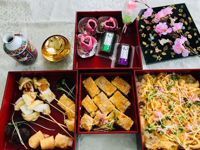 我が家のお花見レシピはこんな感じですよ