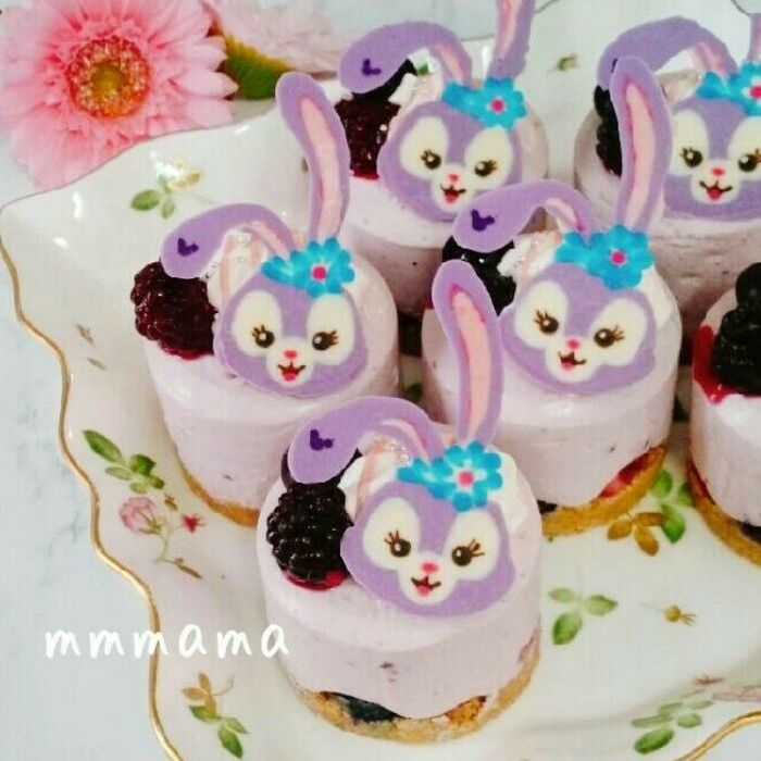 ステラルーのブルーベリーレアチーズケーキ☆