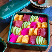 \カラフルお家お弁当ランチ/モザイク寿司で妄想ピクニック