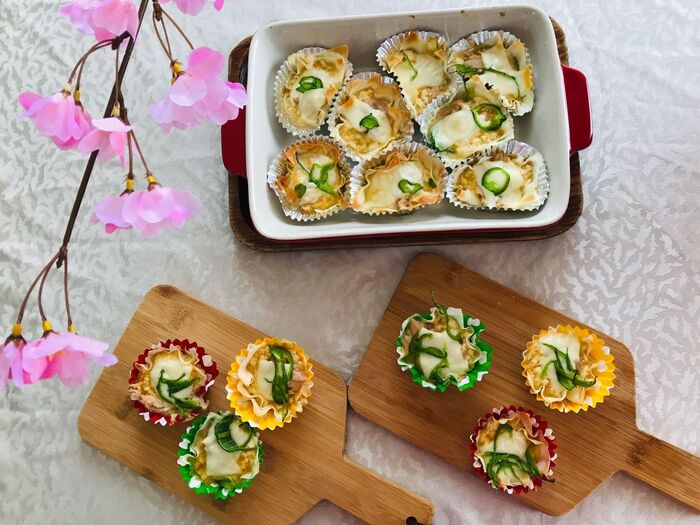 豆腐と長芋のキッシュ