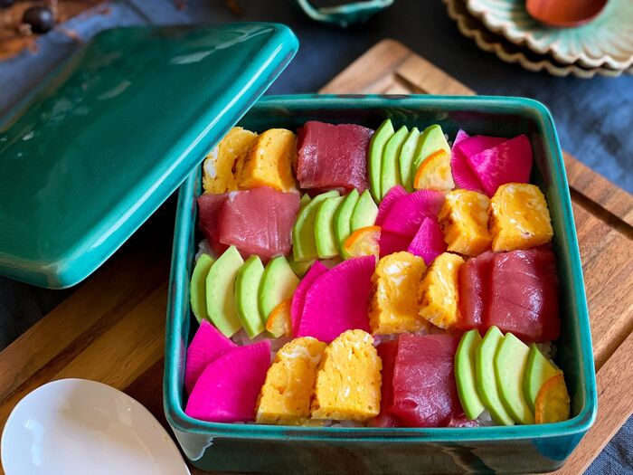 モザイクずしの盛り付けのポイント