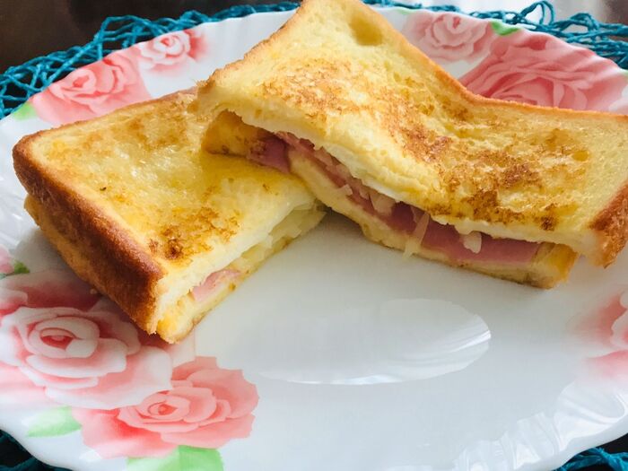 食パンが美味しいレシピNo.1かも(^O^☆♪