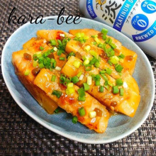 おつまみに最高♪ビールが進む!きざみわさぽん肉巻き長いも