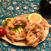 油揚げのオニオンリング