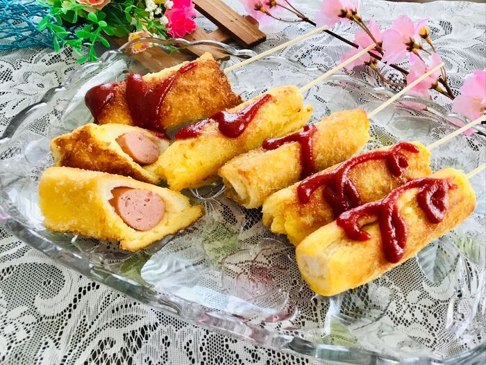 みんな大好きホットドッグ!簡単に作っちゃいました(^O^☆♪