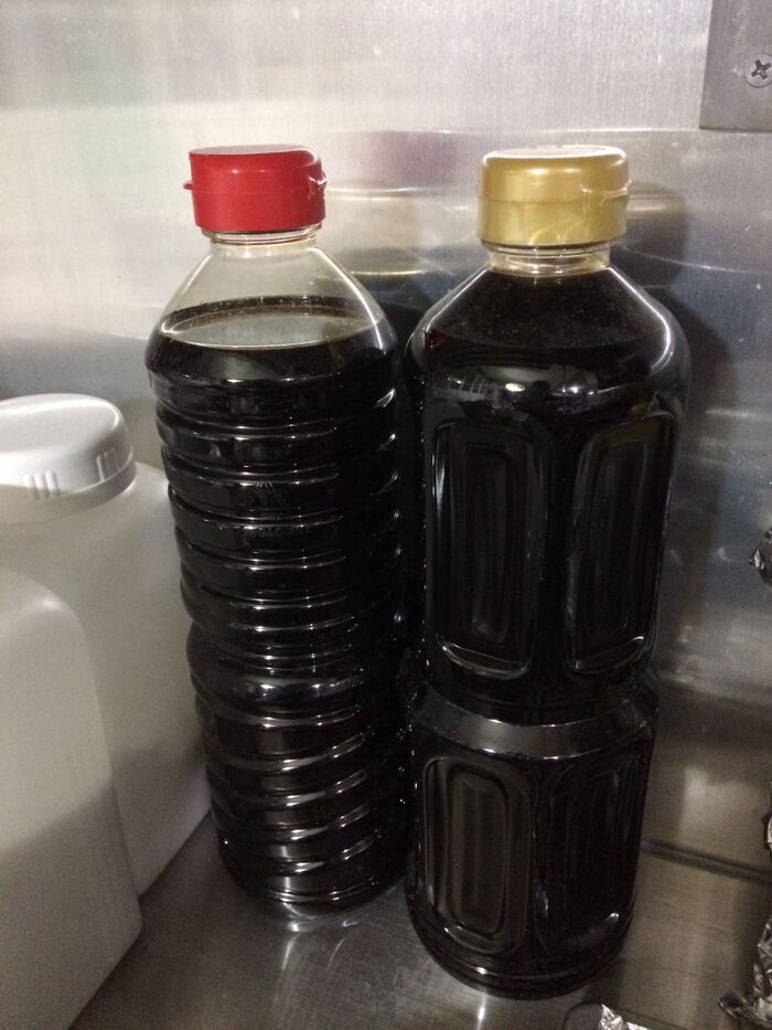 醤油・麵つゆのストック方法変えました。