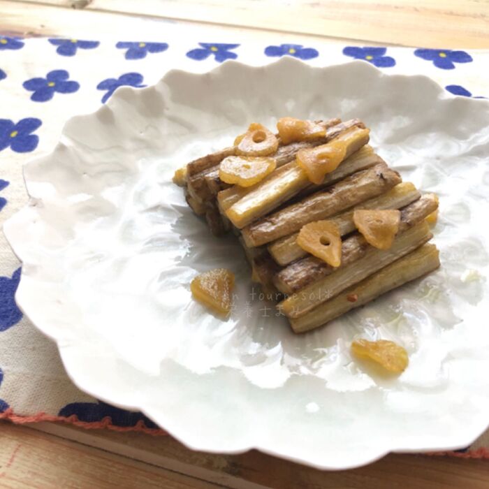 【材料入れて煮るだけ!】コレステロール低下に☆新ごぼうのオリーブオイル煮