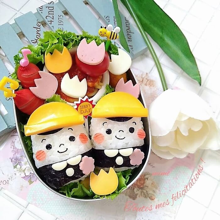 巻くだけ!乗っけるだけ!ピッカピカの幼稚園♪入園弁当