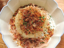 レンジで5分♪ピリッとカリっとほくほくまるごと玉ねぎ