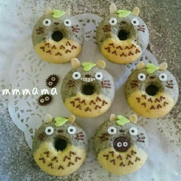 かわいい トトロのドーナツ