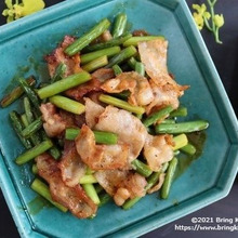 スパイス感が絶妙♡ハリッサdeにんにくの芽炒め