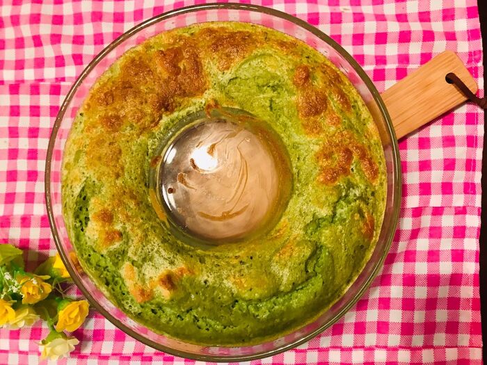 油なし!抹茶ヨーグルトケーキ