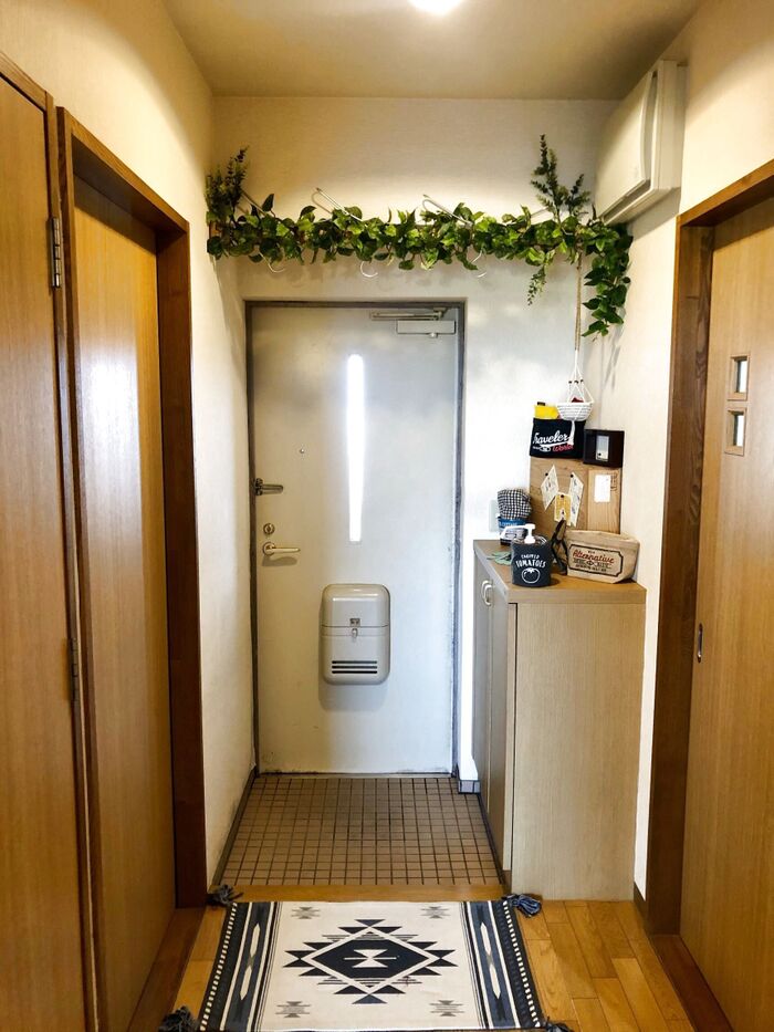 ウチの玄関・・・仕掛けアリ!