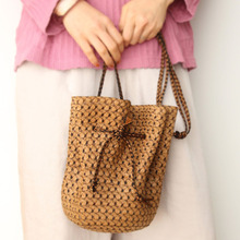 編まずに簡単!100均2つ大人カゴバッグの作り方