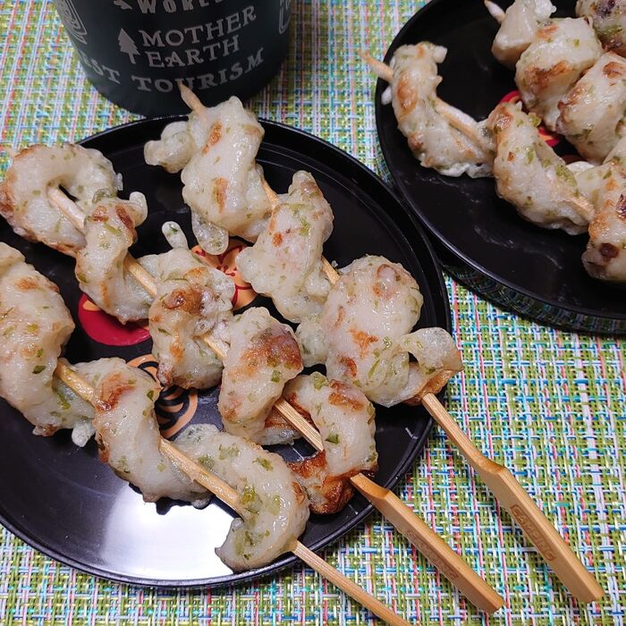 【串で食べる】クルクル★ちくわの磯辺揚げ