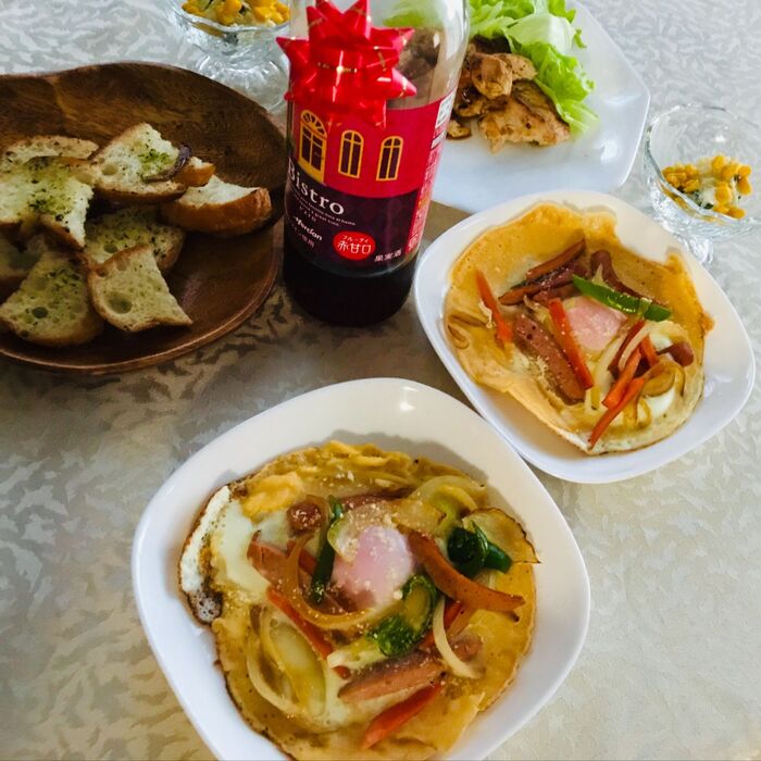 簡単!まん丸ガレット