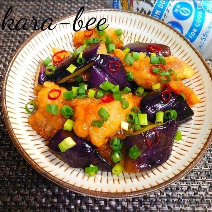 美味しさホームラン級♪中華風唐揚げ茄子南蛮