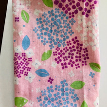 紫陽花大好きです(^O^)暖簾の丈の足りない部分で大活躍