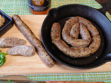 【腸に詰めない・皮代用品で】くるくるソーセージ