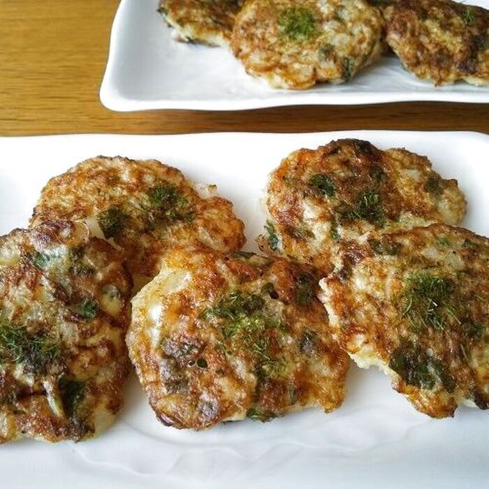 納豆と長いものヘルシーお焼き