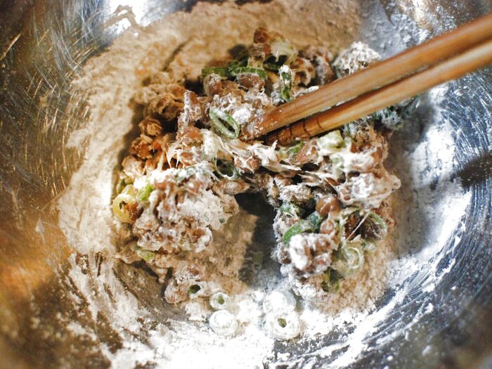 混ぜ混ぜ・・・