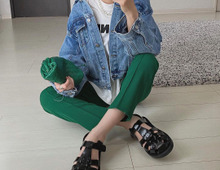 【ZARA】旬のグリーンボトムでどんなトップスでもおしゃれ見え!