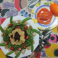 気まぐれサラダ、ホタテがある時・・・・ᗰØ₵Ⱨ𝕚 Ƥ₳₱𝔸 style