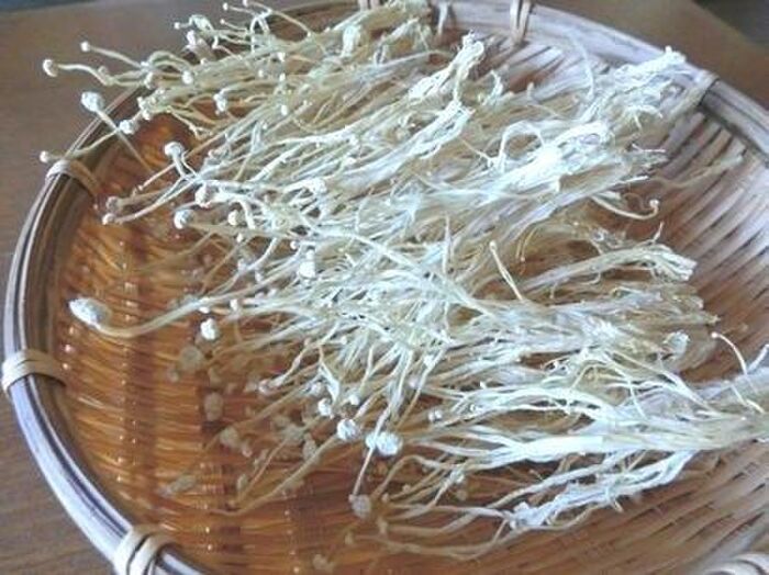 1.えのきを干す