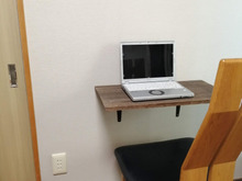 材料費1200円! 壁掛けパソコンデスクを簡単DIY