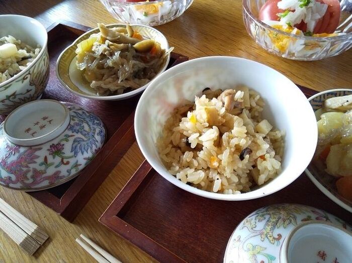 冷凍タケノコ!【中華おこわ】に活用!