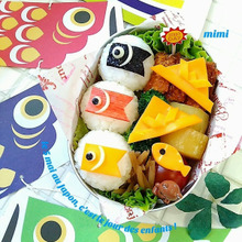 Instagram保存数250超え!乗っけるだけ!簡単鯉のぼり弁当