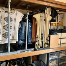 ハンガーかけ収納、楽チン極まりなし!(笑)