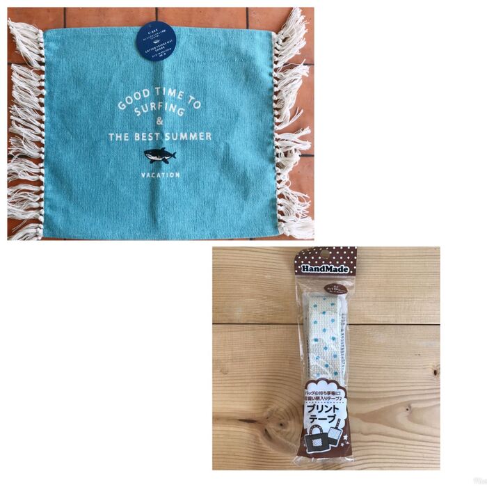 材料は全てセリア商品