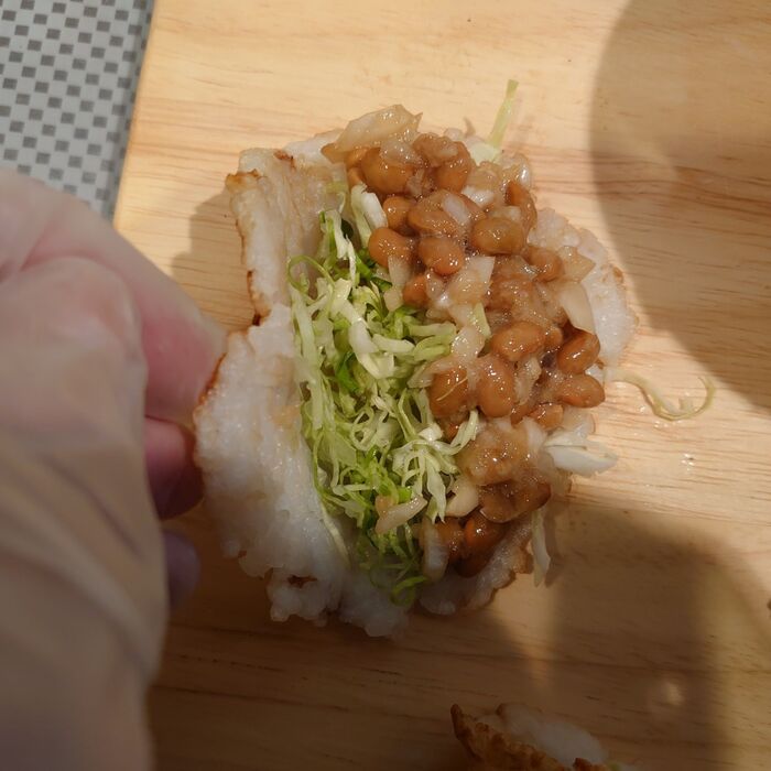 千切りキャベツと