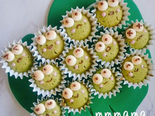 簡単!ケロケロケロッピ風のプチカップケーキ☆