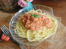 ♪ツナ缶とトマトの冷製パスタ♪